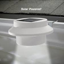 Solar Gutter Light Illuminates Dark Areas Around Your Home S Exterior Backyard Home And Garden Home Projects