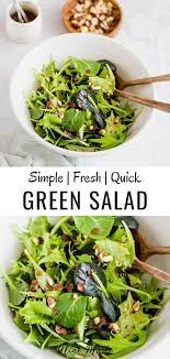 Simple Green Salad My Favorite Recipe Simple Green Salad Easy Green Salad Recipes Green Salad Recipes
