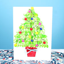 This screencast shows how to create your own lite brite designs using google spreadsheets for free. Diy Fingerprint Christmas Tree Card Arty Crafty Kids