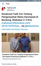 Unggahan fadli zon tersebut kemudian mendapat komentar beragam dari warganet. Fadli Zon Youtube Fadli Zon Official A Twitter Wakil Ketua Dpr Pemerintah Gagal Atasi Separatis Papua Nasional Https T Co 8geguadpub Https T Co Trvbmcu04y
