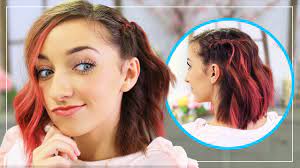 Bailey S Diy Side Frenchback Short Hairstyle Ideas Youtube