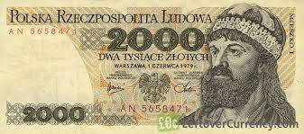 2000 Old Polish Zloty Note Prince Mieszko I Exchange Yours For Cash
