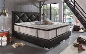 Boxspringbett Joker Deluxe Schwarz Luxusschlafzimmer Bett Modern Luxus Boxspringbetten