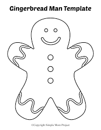 Click Now For 8 Free Printable Gingerbread Boy Gingerbread Woman And A Gingerbread Man Template Pat Gingerbread Man Template Holiday Sewing Christmas Applique