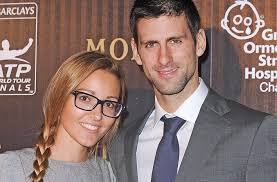 Novak djokovic wife's jelena cheers him on (image: Djokovic Ist Europas Sportler Des Jahres Nzz