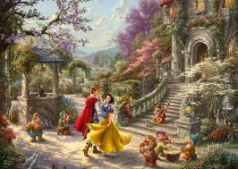 Find many great new & used options and get the best deals for disney thomas kinkade castle puzzle 1000 piece. Schmidt Thomas Kinkade Disney Snow White Dancing With The Prince J I Love Puzzles