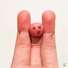 Jen ai assez de ma vie. Challenge Take Your Fingers On Doodle Adventures Funny Fingers Finger Art Funny Tattoos