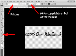 Check spelling or type a new query. Making A Copyright Brush In Photoshop