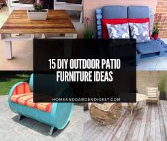 Ft., this rectangular addition will fit on most existing patio corners and is a perfect area for a fire pit, patio table or lounges. 15 Best Diy Outdoor Patio Furniture Ideas Home And Garden Digest
