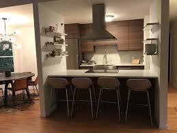 Walnut Voxtorp Doors Modern Kitchen Seating Ikea Kitchen Walnut Kitchen
