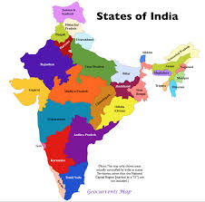 State Map Of India State Map With Cities Whatsanswer In 2020 India Map States Of India Map