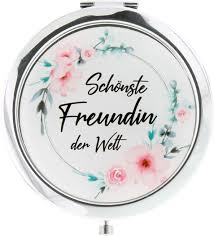 Taschenspiegel Schönste Freundin der Welt | Kinkerlitzchen.de