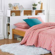 Le lit 160x200 tête bois , fait partie de la collection : Tete De Lit Avec Rangement 18 Etageres Astucieuses