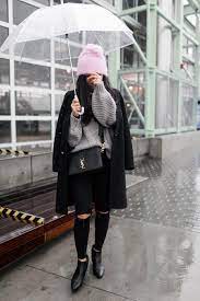 Rainy Seattle Outfit Ideas Rainy Day Outfit Ideas Fall Pink Beanie Outfit Fall Chic Rainy Day Outfit Ideas R Rain Outfit Beanie Outfit Rainy Day Outfit