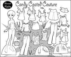 Modern girl in black & white | coloring. 260 Marisole Monday Paper Dolls Ideas Paper Dolls Dolls Paper Dolls Printable
