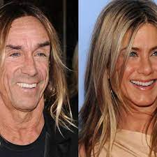 Iggy pop on the cover looks exactly like jennifer aniston. elisabetta quickly backpedalled: Jennifer Aniston Looks Like Iggy Pop 9celebrity