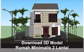 Jumlah anggota keluarga menentukan jumlah kamar yang harus disediakan dalam rumah tersebut. Download 3d Rumah Minimalis 2 Lantai Referensi Desain Arsitektur Arsimedia