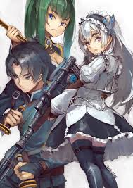 Wallpaper Hitsugi No Chaika 2d Big Boobs Small Boobs Loli Anime Girls Anime Boys Cleavage Black Stockings Gothic Lolita Sniper Rifle Fantasy Weapon Female Warrior No Bra Long Hair Short Hair Who could disagree with that?