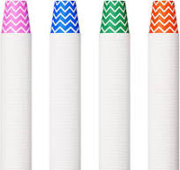 500 Pack 5oz Paper Cups, Multicolor Paper Disposable Cups, Small Mouthwash  Cups, Cold Beverage Drinking Cup for Party, Travel and Event (Strip)