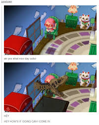 Why You Don T Put Large Remains Of Living Creatures In Your House Animal Crossing Funny Animal Crossing Game Animal Crossing Memes
