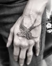Bird Tattoo On Hand Men Hummingbird Bird Tattoo Men Bird Hand Tattoo Tattoos For Guys