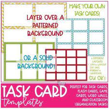 task card flash templates commercial use ok in 2020 flashcards template cards teas free
