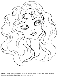 Stunning picture of aphrodite coloring page | kids play color. Hebe Greek Coloring Pages Coloring Page Book For Kids