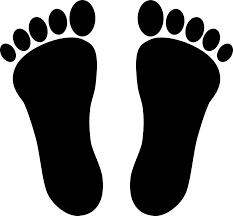 Download this free icon in svg, psd, png, eps format or as webfonts. Two Footprints Black 98276 Free Svg Download 4 Vector