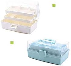 amazon yunclos 収納ボックス 工具箱 3段式ツールボックス プラスチック 小物収納ケース 工具収納 折り畳み 便利 大容量 収納 ボックス 薬 ホワイト l ボックスタイプ 収納ケース 工具収納 ボックス