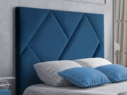 Vous ne pourrez ainsi passer que de belles nuits dans votre chambre. Tete De Lit 140 Cm Tissu Velours Bleu Nuit Kandra