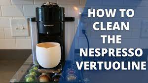 While most manufacturers will tell you to use white vinegar to descale your coffee maker, nespresso makes it a point to get you to avoid using white vinegar as this may. How To Clean The Nespresso Vertuo Coffee Machine Youtube