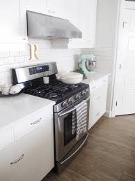 Two birch ikea upper kitchen cabinet boxes were used to hack a corner cabinet that is 90 degrees. Mismatched Kitchen Cabinets Transitional Kitchen Oh My Dear Blog