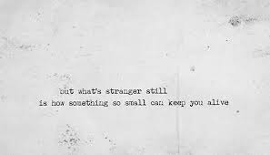 But What S Stranger Still Is How Something So Small Can Keep You Alive We Used To Wait Arcade Fire Arcade Fire Best Quotes Quotes