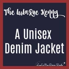 The Lularoe Kenny A Unisex Denim Jacket Devin Zarda
