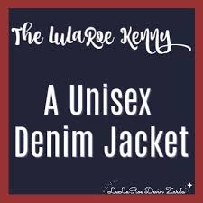 the lularoe kenny a unisex denim jacket devin zarda