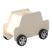 #8 crafty wooden piggy bank. Ounona Wooden Car Shaped Piggy Bank Money Saving Box Creative Coin Bank Diy Creative Educational Toys Walmart Com Walmart Com