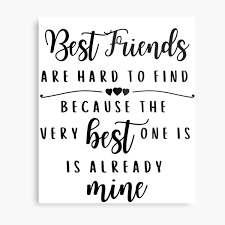 Metallbilder Best Friend Tumblr Redbubble