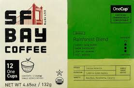 ( 4.9 ) stars out of 5 stars 17 ratings , based on 17 reviews San Francisco Bay Organic Rainforest Blend Coffee Onecups 12 Ct 4 65 Oz Ralphs