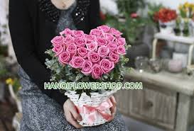 (he has invited us.) it's his last night; Send Heart Pink Roses To Hanoi Vietnam Flower Shop Flower Delivery Same Day Flower Delivery