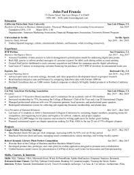 Resume Examples Templates Orfalea Student Services