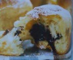 Buchteln Mit Dinkelmehl Oder Weizen Gefullt Mit Pflaumenmus Oder Marmelade Schokolade Rezept Pflaumenmus Buchteln Dinkelmehl