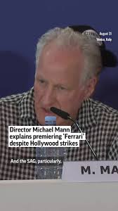 "No big studio cut us a check." Director Michael Mann brought his "Ferrari"  to the Venice film festival despite Hollywood strikes because it was funded  outside the studio system. #michaelmann ...