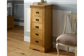 Save on floor space with a tall chest, or fit everything inside a coordinated. French Farmhouse Country Oak 5 Drawer Tallboy Chest Of Drawers Free Delivery Top Furniture