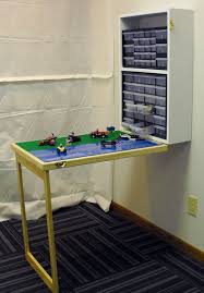 Wall Mounted Fold Out Lego Table With By Midwestclassiccrafts Lego Table Fold Down Table Folding Walls