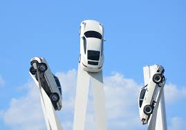 It looks to me like it's more hovering than actually flying but it definitely resembles a normal car, although i can't be certain if it's a delorean or not. The Future Is Now Flying Car Comes To Miami