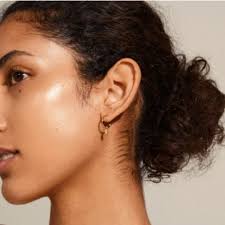 AVA Star Hoop Earrings gold-plated by Pilgrim Jewellery