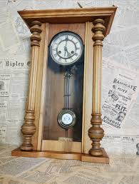 The largest timepiece in the world, according to guinness world records, was the one designed by jim bowers in the united states for the 2012 burning man festival. Antique Vienna Style Wall Clock German Pendulum Clock Pine Cased Regulator Ra Arrow Vinterior