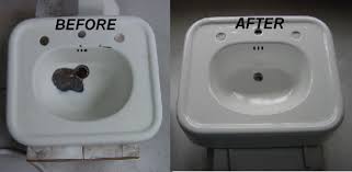sink repair & refinishing countertop