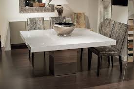 Stone International 3266 Sq Dining Table Square Cortina White Stone Top Stainless Steel Base Dining Table Square Tables Table
