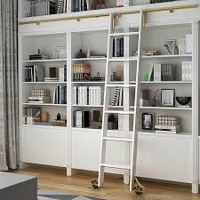 Library ladders add beauty, style and functionality to any room. Rolling Library Ladder Custom Service Hardware